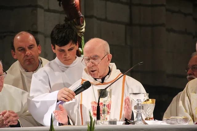 Retrato solene de D. António dos Santos, Bispo Emérito da Diocese da Guarda, por ocasião da celebração do seu 85º aniversário.