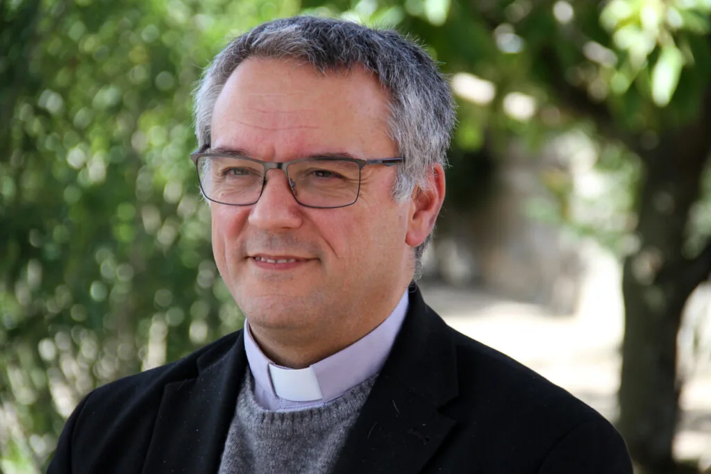 Retrato oficial de D. José Miguel Barata Pereira, o novo bispo da Guarda nomeado pelo Papa Francisco.