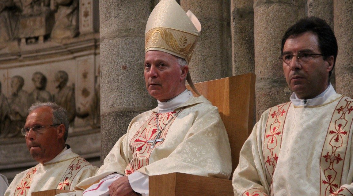 Bispo da Guarda celebra pelo Papa