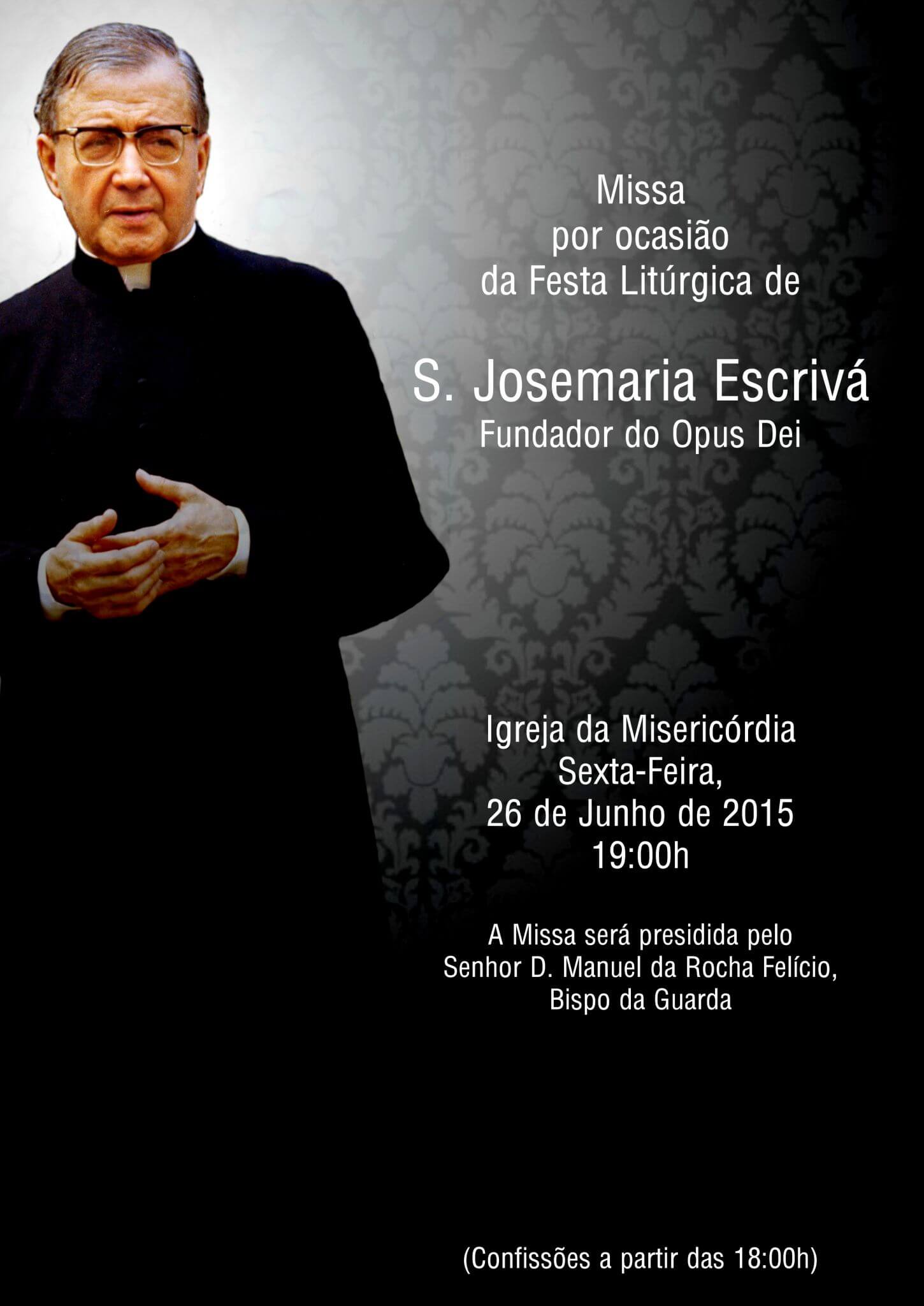 Missa S. Josemaria Guarda - Cartaz